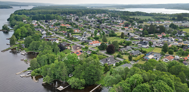 Schaktarbete Strandvägen och Kyrkvägen