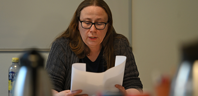 Shared reading på Bromölla bibliotek