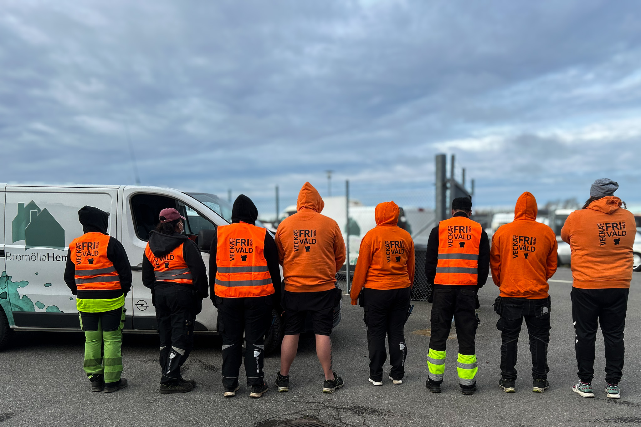 BromöllaHem uppmärksammar En vecka fri från våld och Orange Day