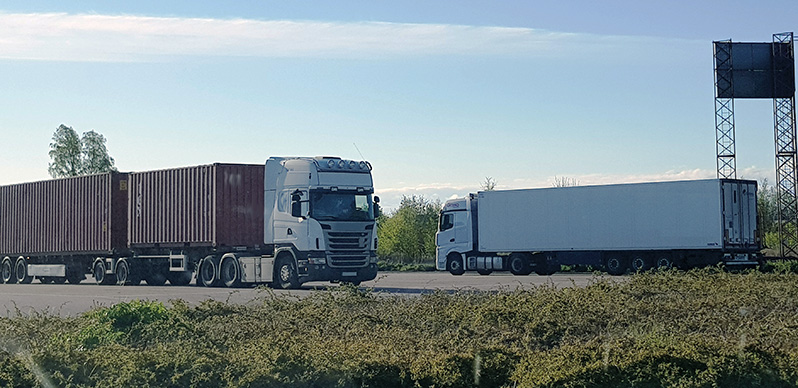 Lastbilsparkering på Skåneporten