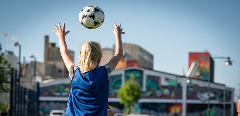 Fotboll på Ivöstrandsområdet