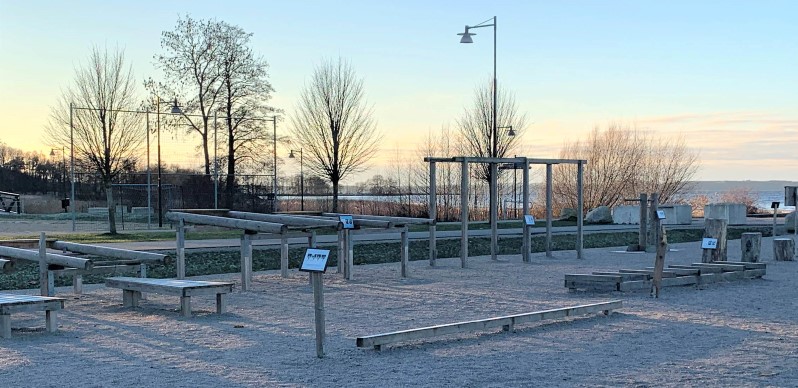 Utomhusgym på Ivöstrand